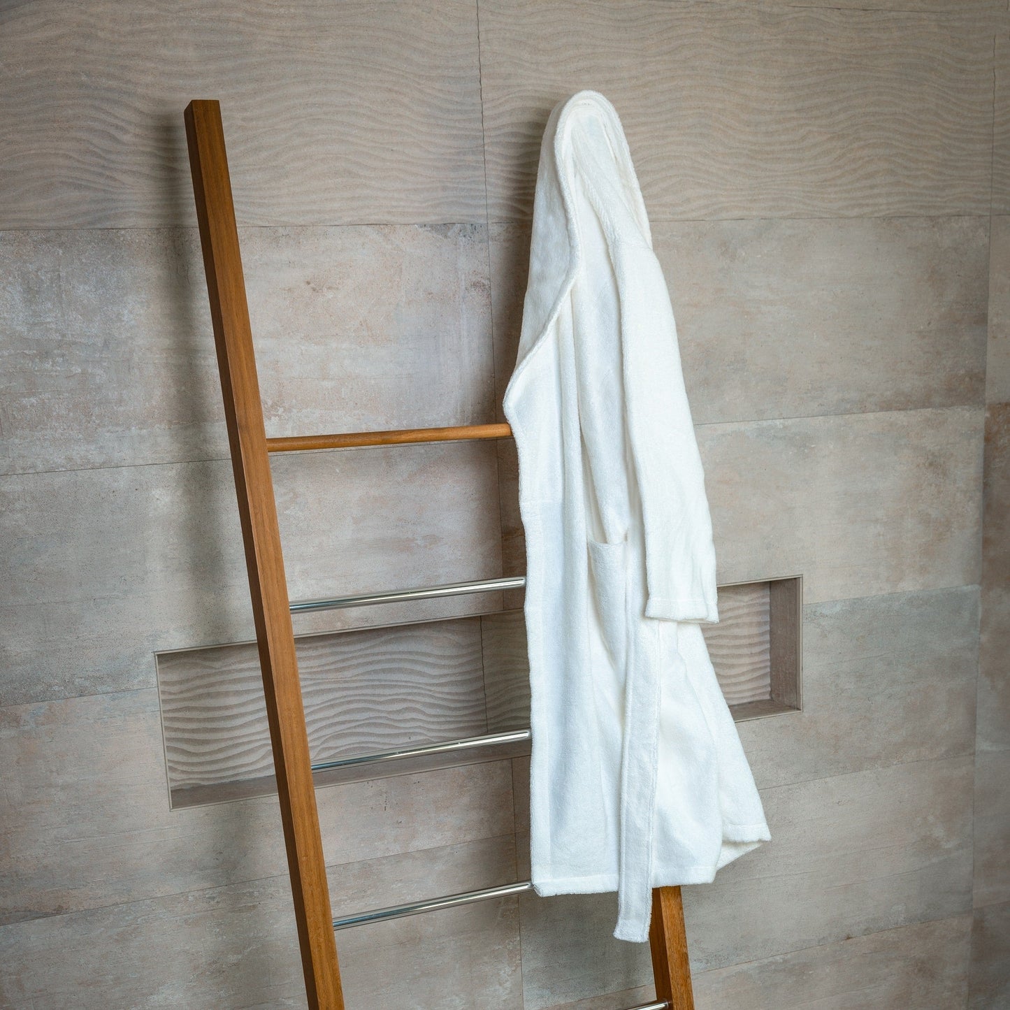 Luxury Organic Bathrobe & Slipper Set