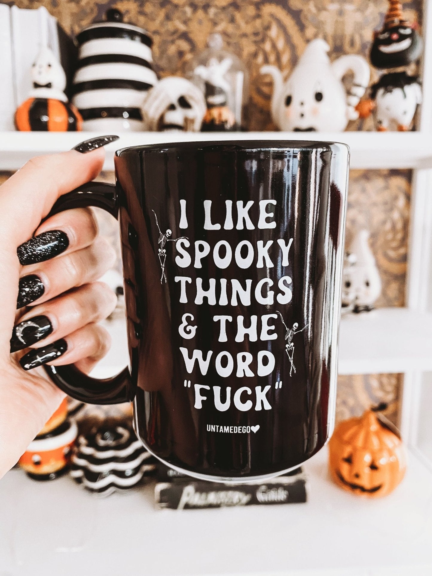 I Like Spooky Things & The Word Fuck Halloween Mug