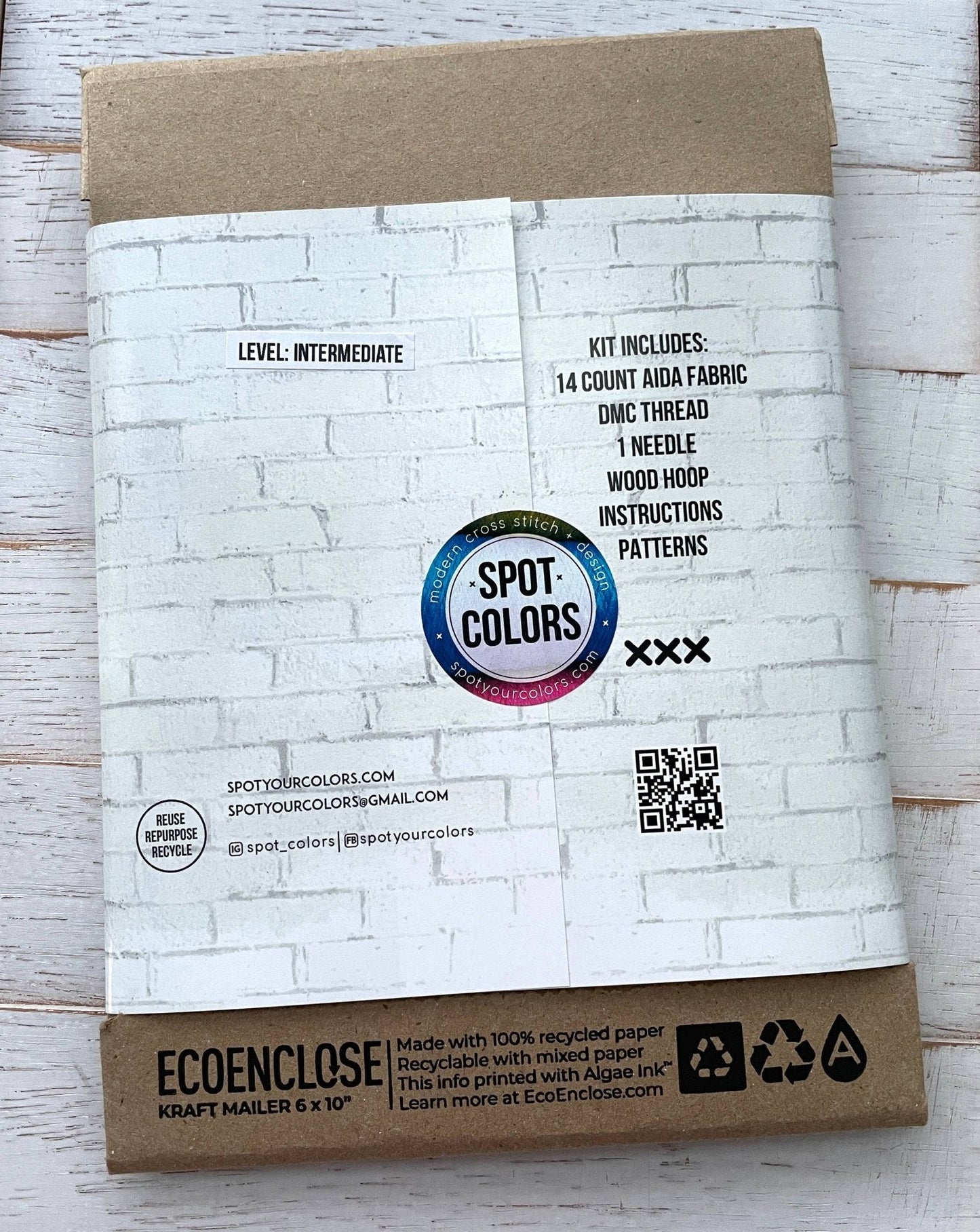 “Not a People Person” Cross Stitch Kit – Snarky Floral Design