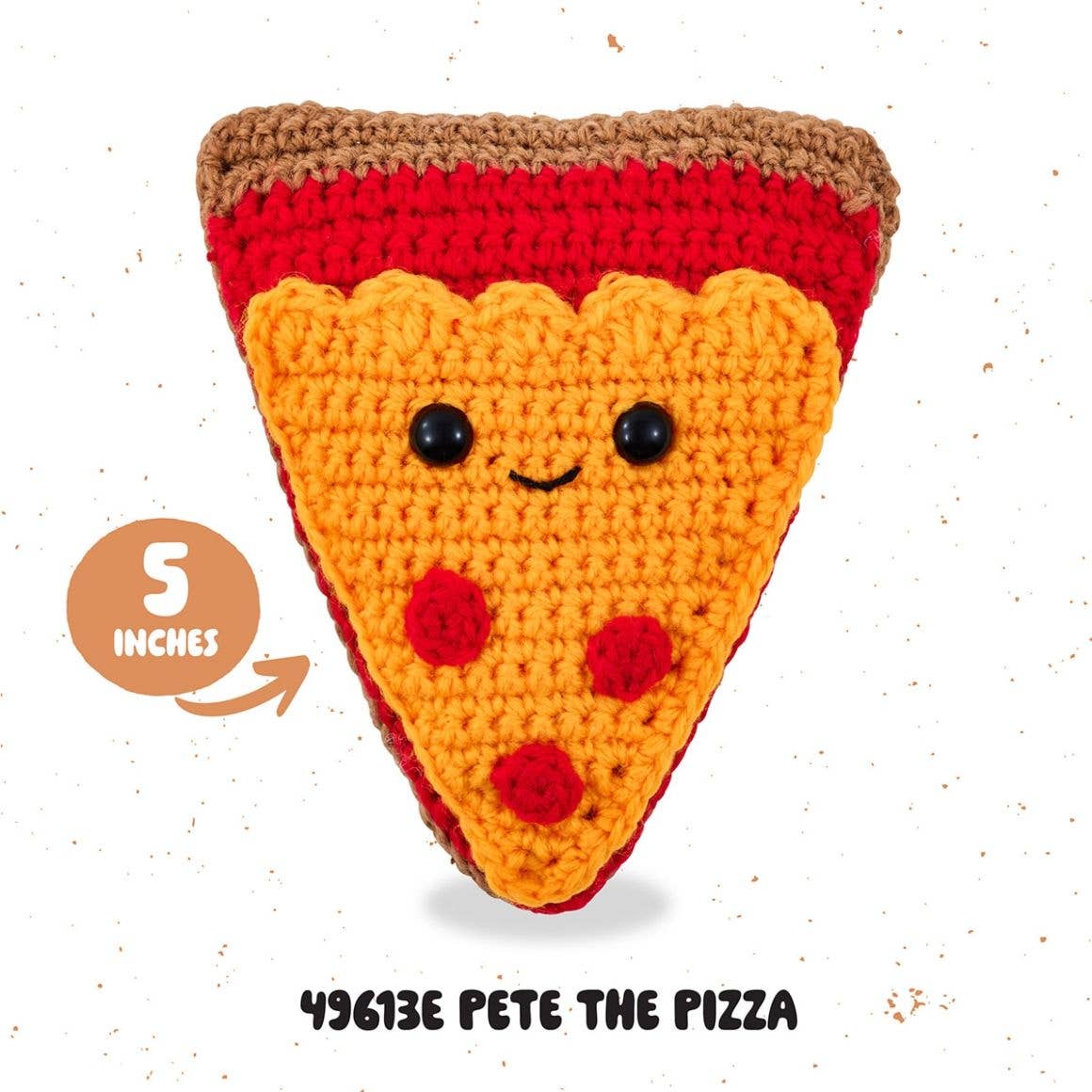 Pete the Pizza Amigurumi Crochet Kit – Cute & Beginner-Friendly