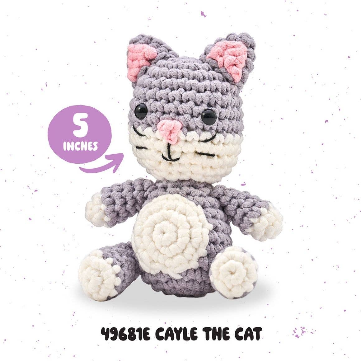 Plaid Crafts - Bucilla Amigurumi Crochet Kit - Caylee the Cat