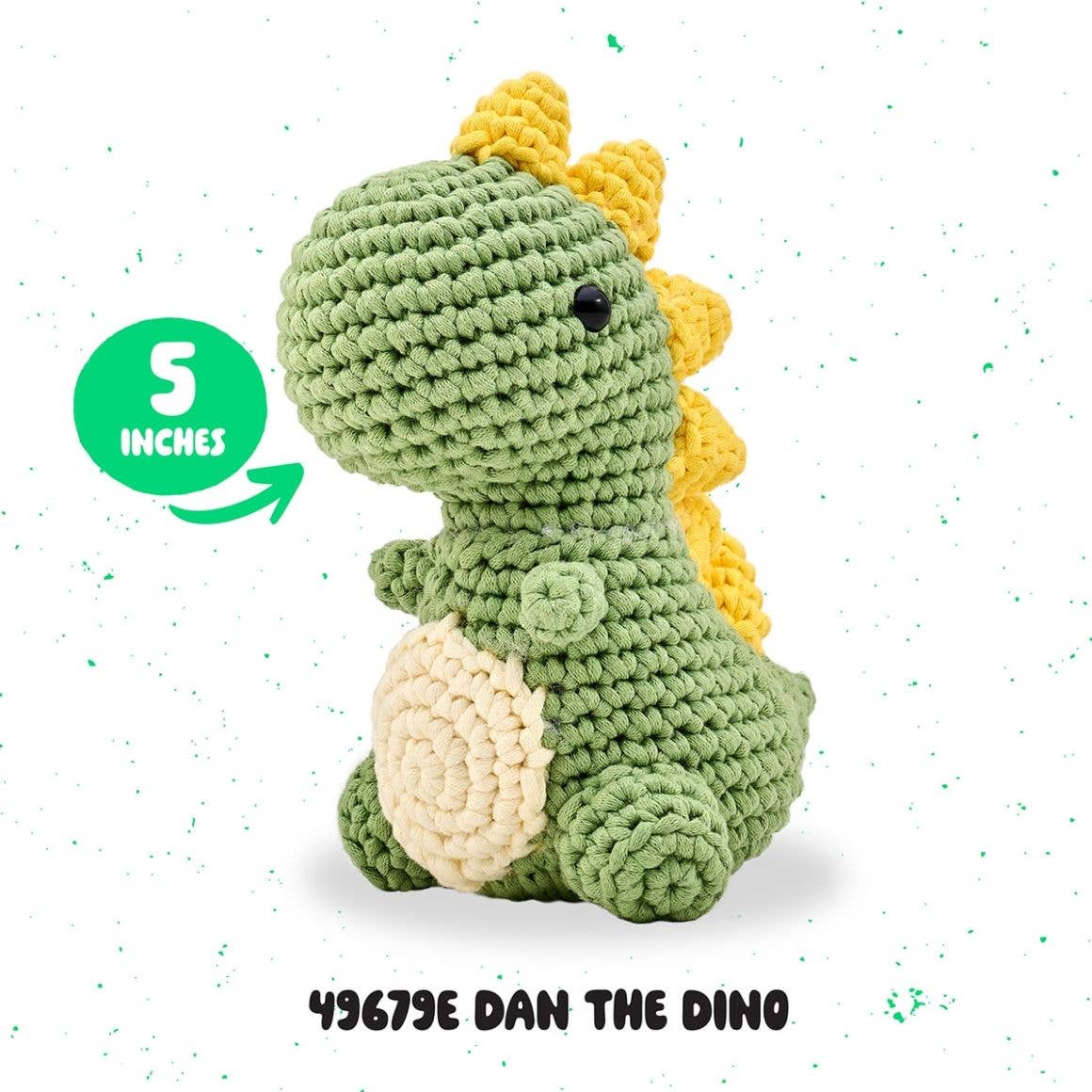 Plaid Crafts - Bucilla Amigurumi Crochet Kit - Dan the Dino