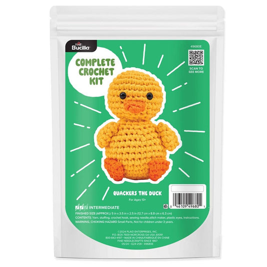 Plaid Crafts - Bucilla Amigurumi Crochet Kit - Quackers the Duck