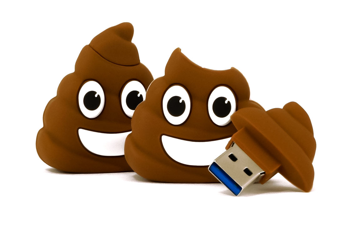 Poop Emoji Flash Drive - USB 3.1